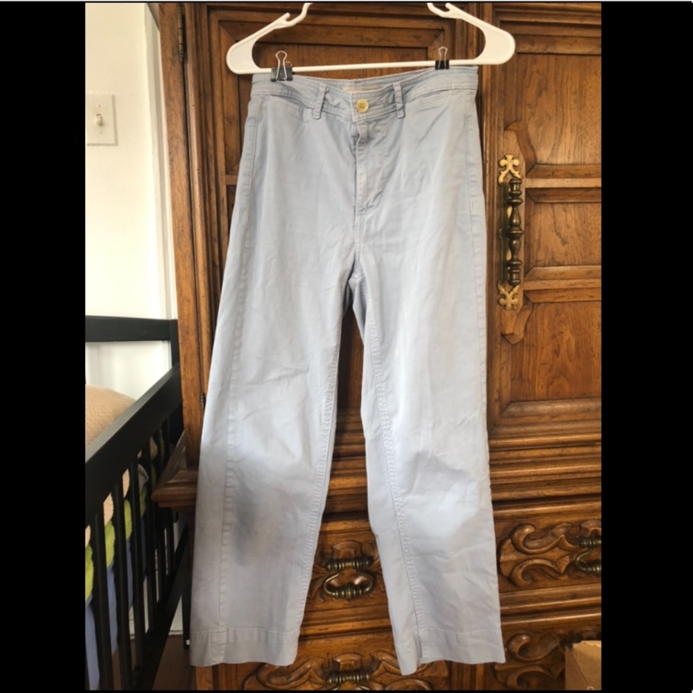 Everlane lightweight straight leg crop pant